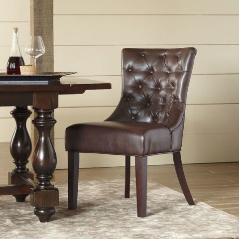 best leather dining room chairs