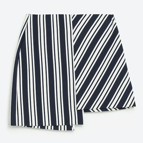 even&odd, Skirts, Black And White Stripes Mini Skirt Size S