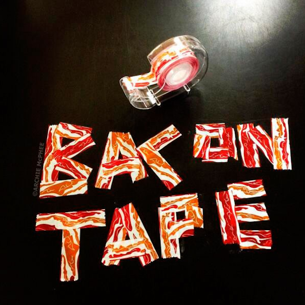 Archie McPhee Bacon Tape