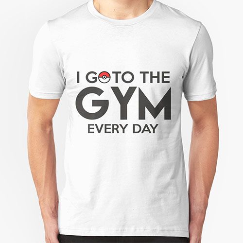 <p><strong><em>$25</em></strong> <a href="http://www.redbubble.com/people/seriesclothing/works/22432699-pokemon-go-to-the-gym?grid_pos=262&p=t-shirt" target="_blank" class="slide-buy--button">BUY NOW</a><br></p><p>Let everyone know how buff you are by wearing this shirt, because most people won't actually know what it means. But the ones who do will definitely be high-fiving you on the street. </p>
