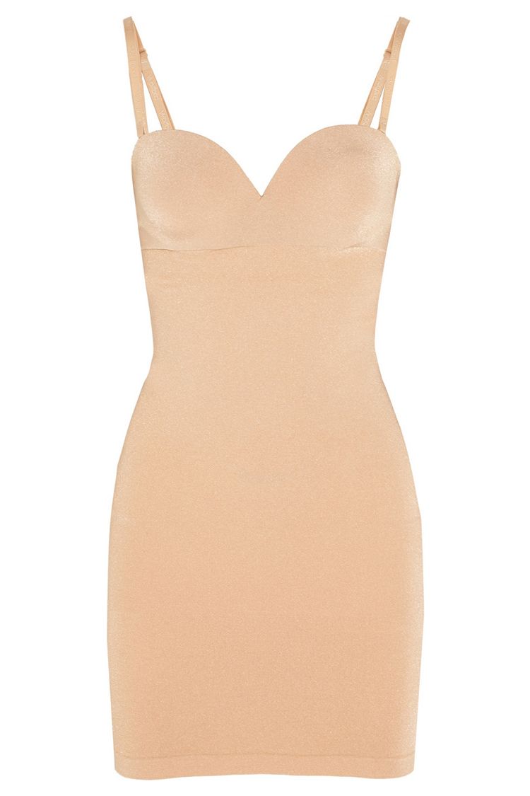 nude slip dress