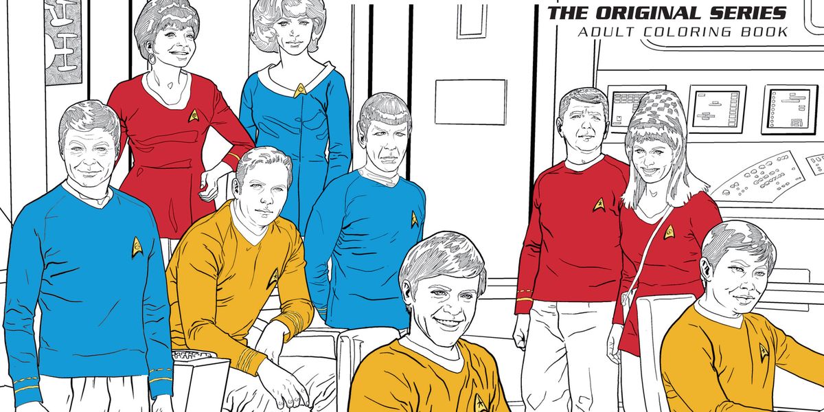 Star Trek adult coloring book