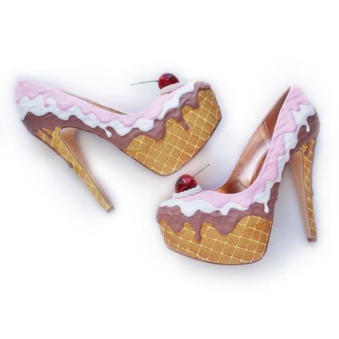 neopolitan ice cream heels