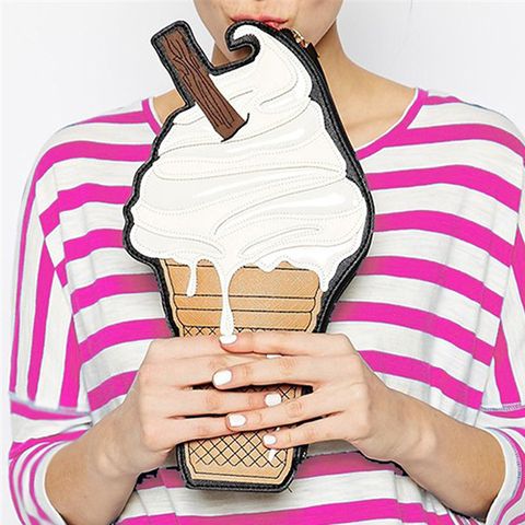 ice cream cone clutch