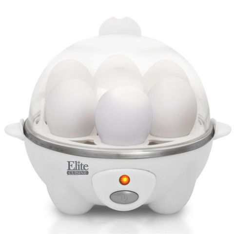 Big Boss Egg Genie 7-Egg White Electric Egg Cooker with Built-In Timer 8095  - The Home Depot