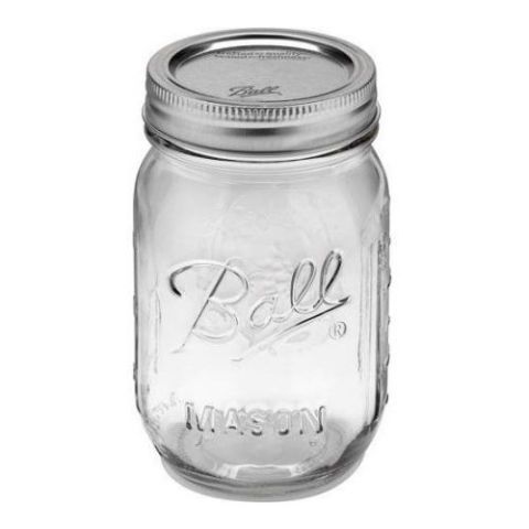 Ball Pint 16 oz. Glass Drinking Mason Jars 4 count
