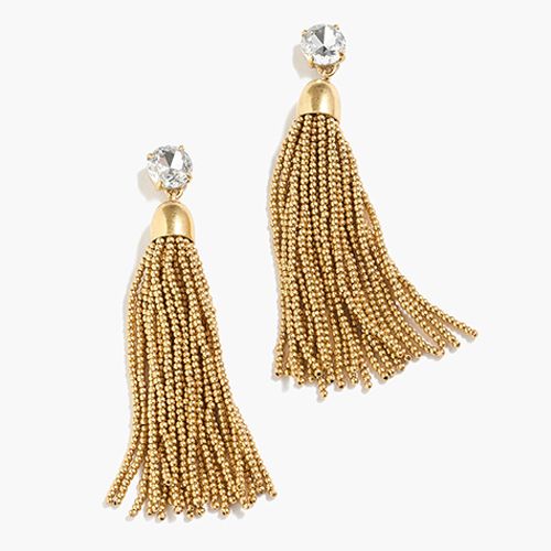 j crew fringe earrings