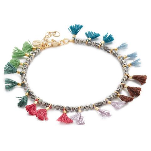shashi jamie colorful tassel bracelet