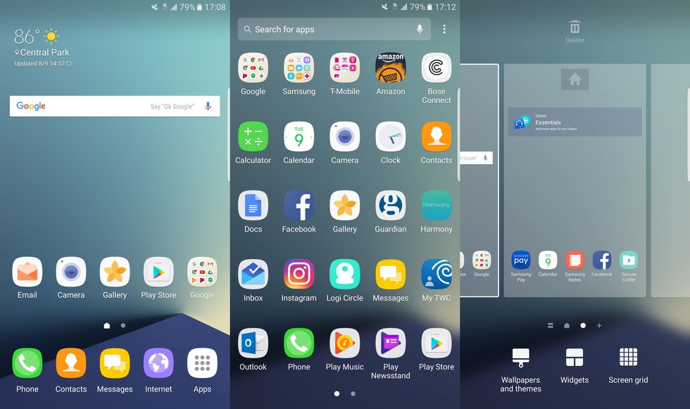 Samsung Galaxy Note7 UI 1