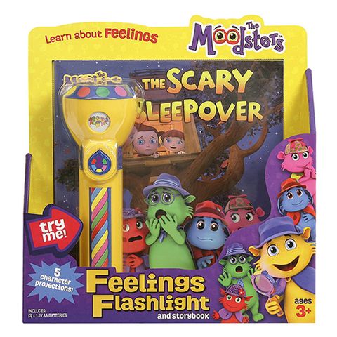 The Moodsters Scary Sleepover Book and Flashlight