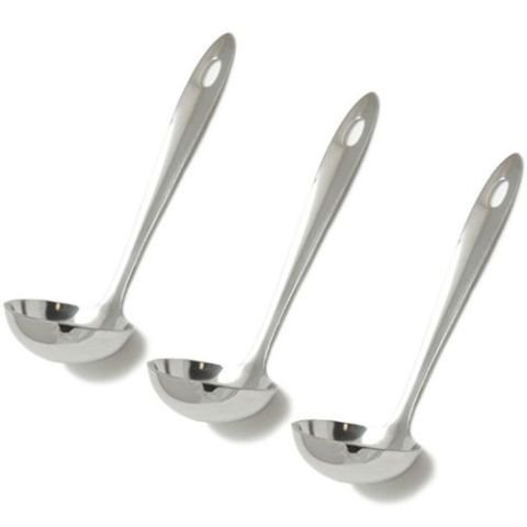 Chef Craft 3 Piece Stainless Steel Ice Cream Scoop Set