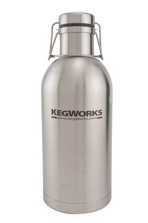 KegWorks 64 ounce Double-Walled SS Growler
