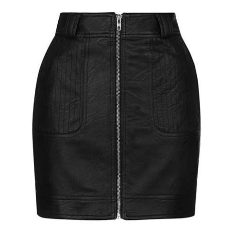 9 Best Black Leather Skirts for Fall 2018 - Real and Faux Leather Skirts