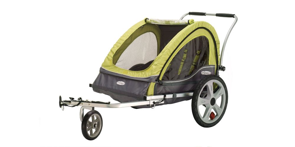 instep sierra double bike trailer