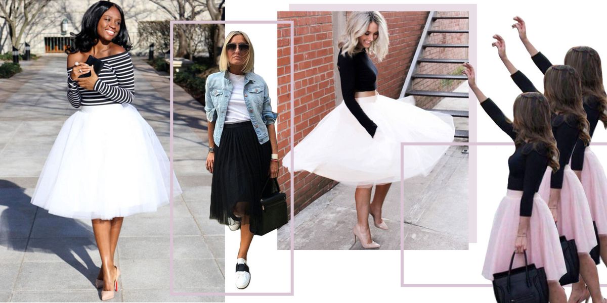 bloggers tulle skirts