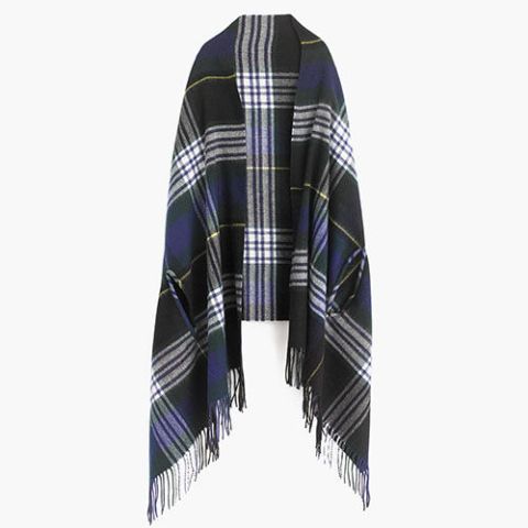 J crew hot sale poncho scarf