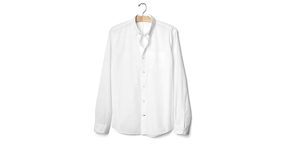 Gap white collared shirt