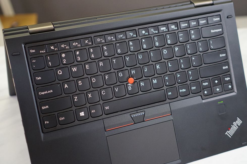 Lenovo ThinkPad Yoga X1 retracted keyboard