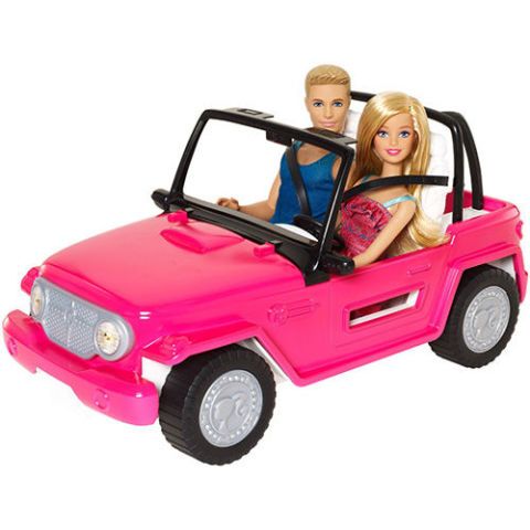 barbie camping jeep
