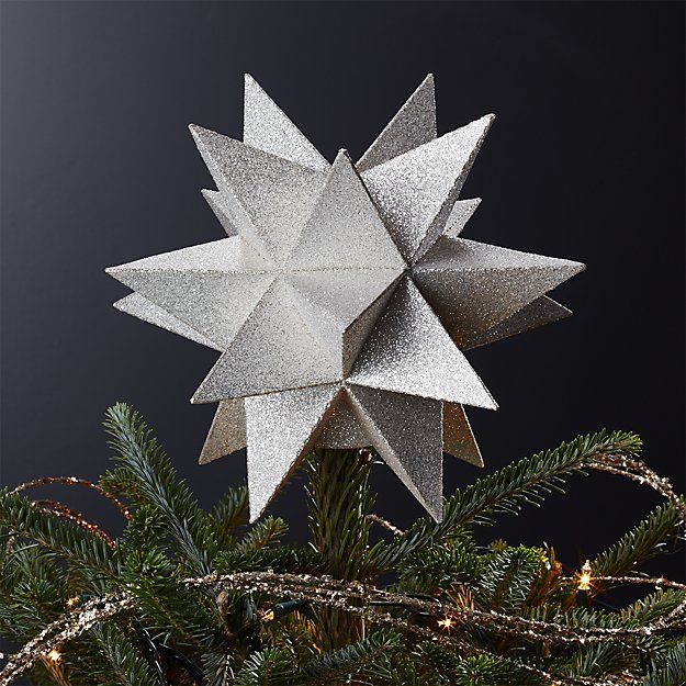 Gold YQing Christmas Tree Star Topper 13.4 inch Xmas Tree Topper Star Christmas Decoration Glittered Tree-top Multi-Pointed Star for Christmas Tree Ornament Indoor Party Home Decoration