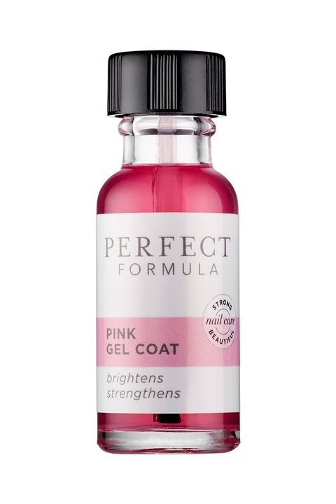 <p><strong data-redactor-tag="strong" data-verified="redactor">Use:<em data-redactor-tag="em" data-verified="redactor"> Perfect Formula Pink Gel Coat, $30 <a href="http://www.sephora.com/pink-gel-coat-P269618" target="_blank" class="slide-buy--button" data-tracking-id="recirc-text-link">BUY NOW</a></em></strong></p><p>The color scheme for a traditional French manicure is white tips/pink base, but these days, nail artists are getting fancy with experimentation. Sticking to the guidelines of the forever&nbsp;timeless technique, Perfect Formula's translucent&nbsp;rosy tint is rich in proteins and strengthening elements like&nbsp;keratin to harden the natural nail, encouraging healthy growth.</p>