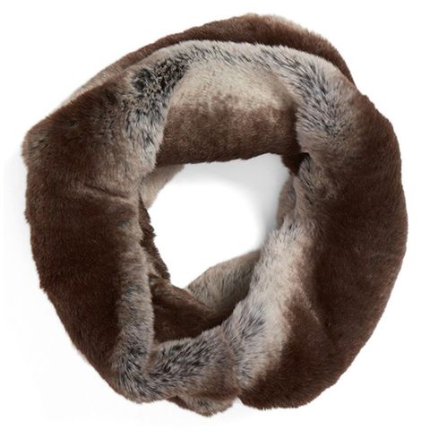 badgley mischka faux fur infinity scarf