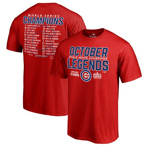 chicago cubs world championship MLB t-shirt