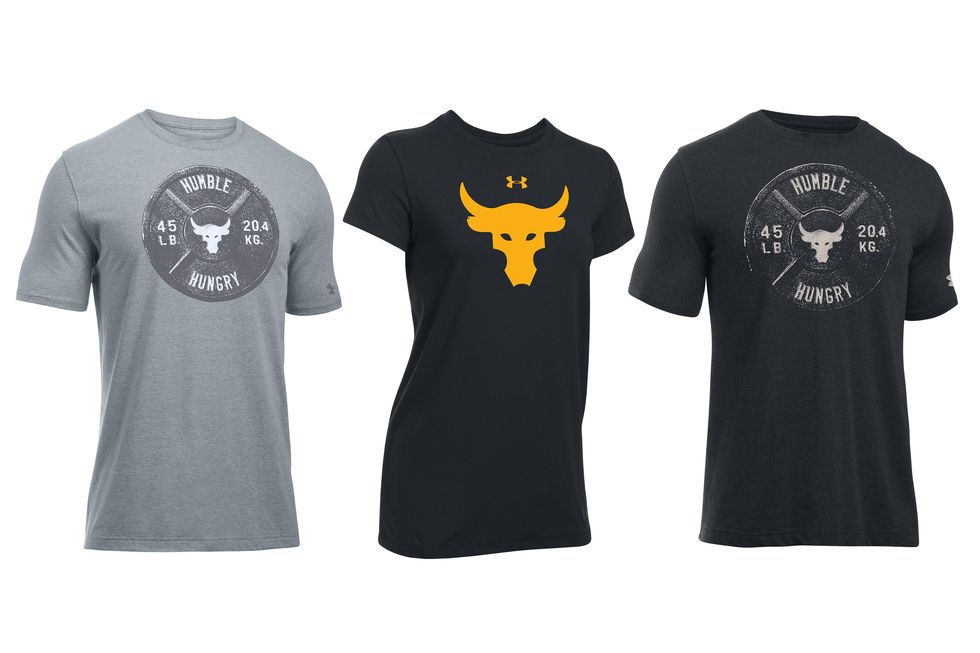 the rock x under armour humble hungry shirts