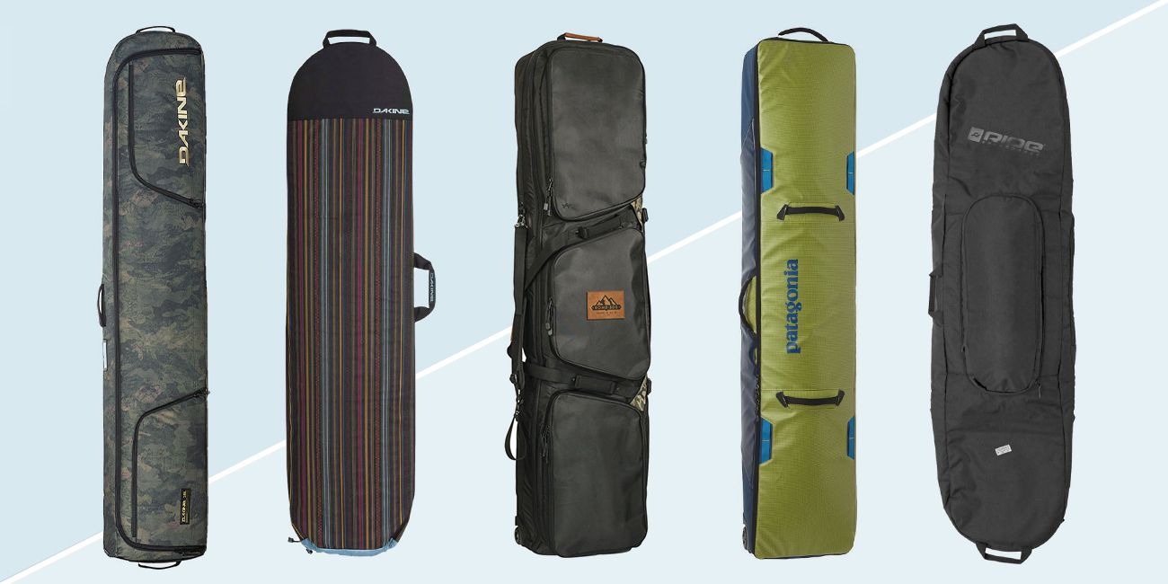 Padded Snowboard Bag with Wheels Travel Bag Ski Single Snowboard Snowboard Boots 