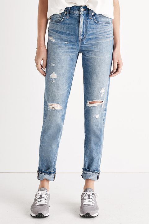 madewell perfect vintage distressed jeans