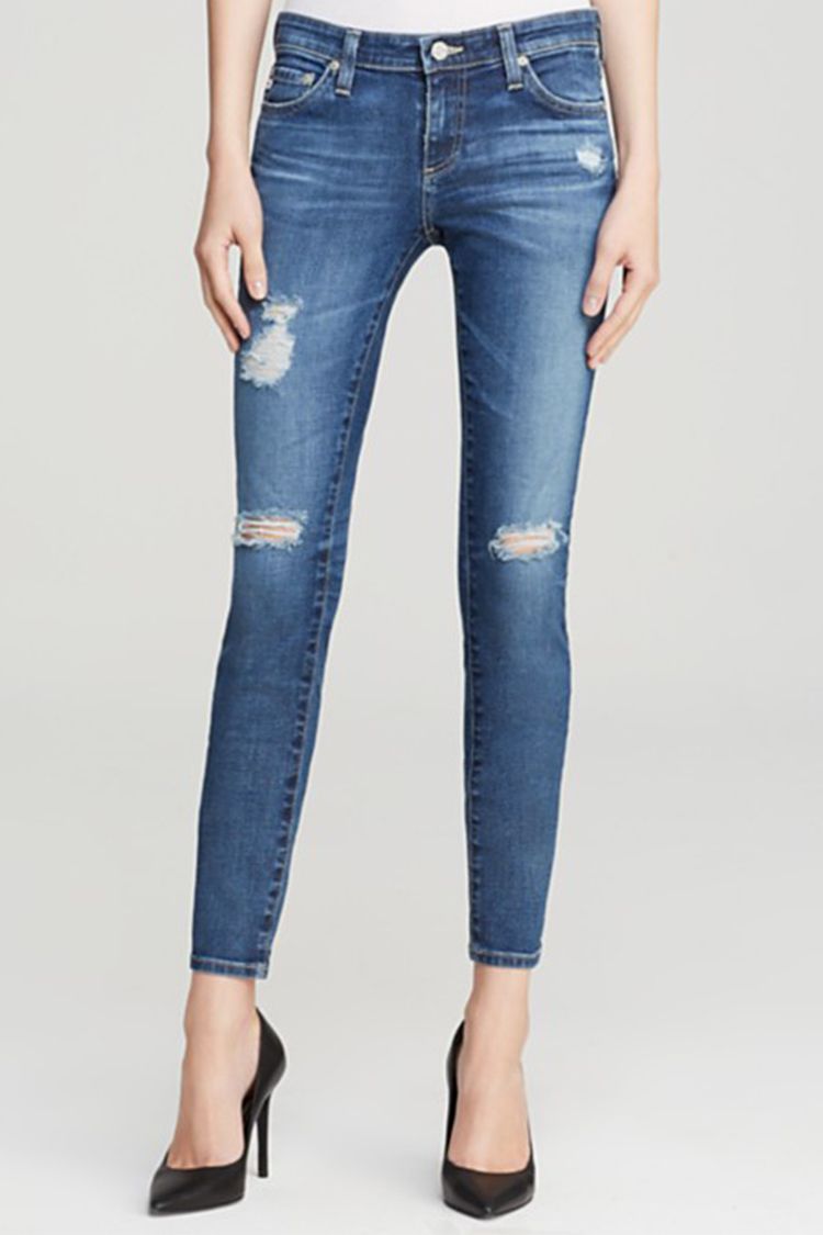 best women's distressed jeans