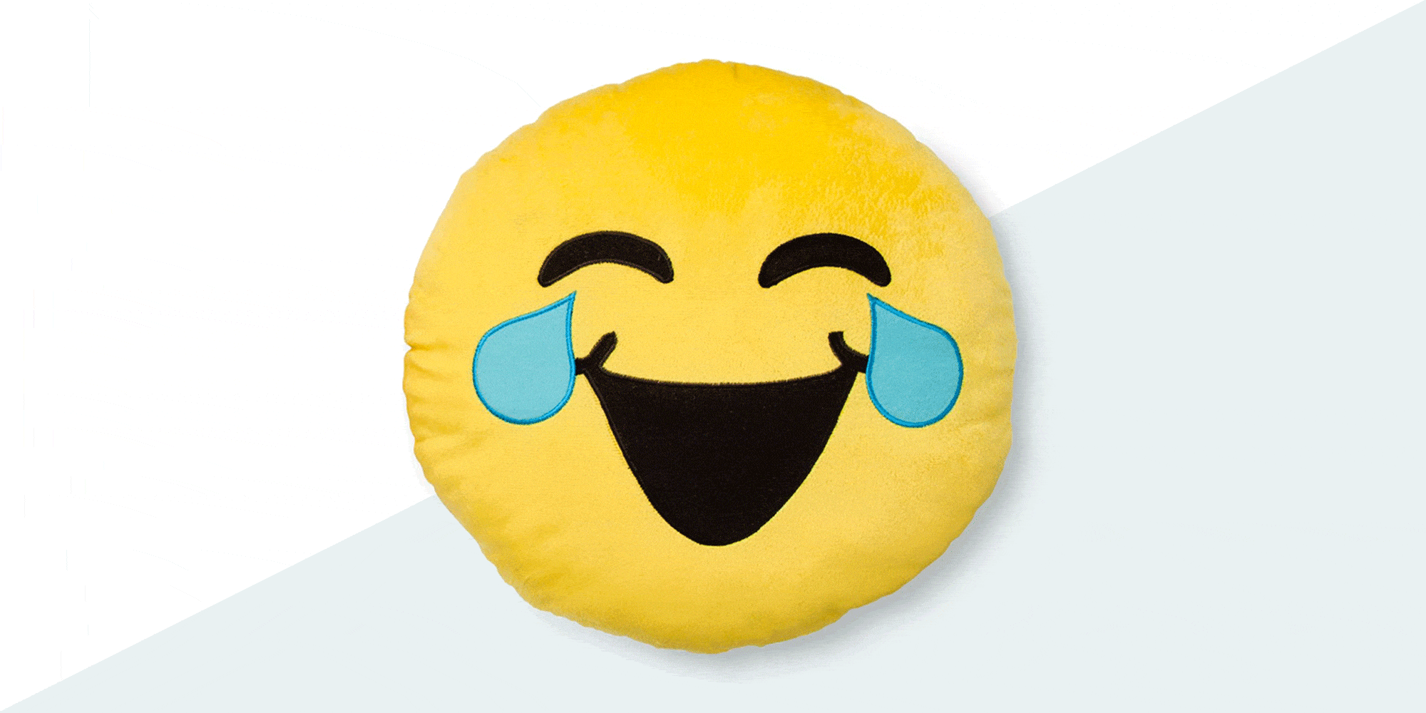 emoji plush pillow