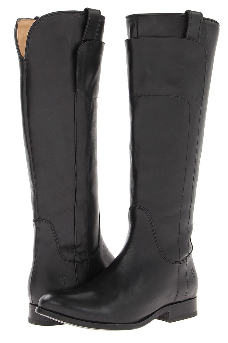 ladies leather riding style boots