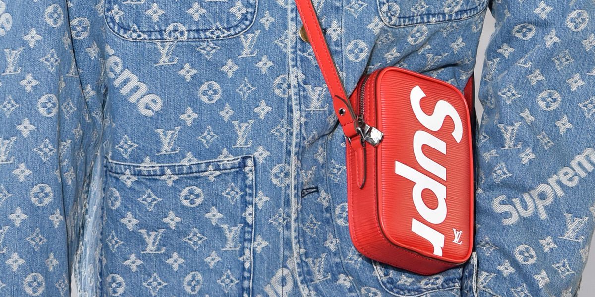 Louis Vuitton lv backpack supreme design shoulders bag