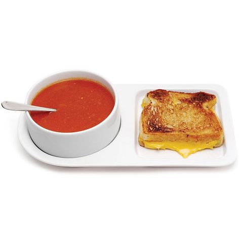UncommonGoods Soup And Sandwich Ceramic Tray Duo