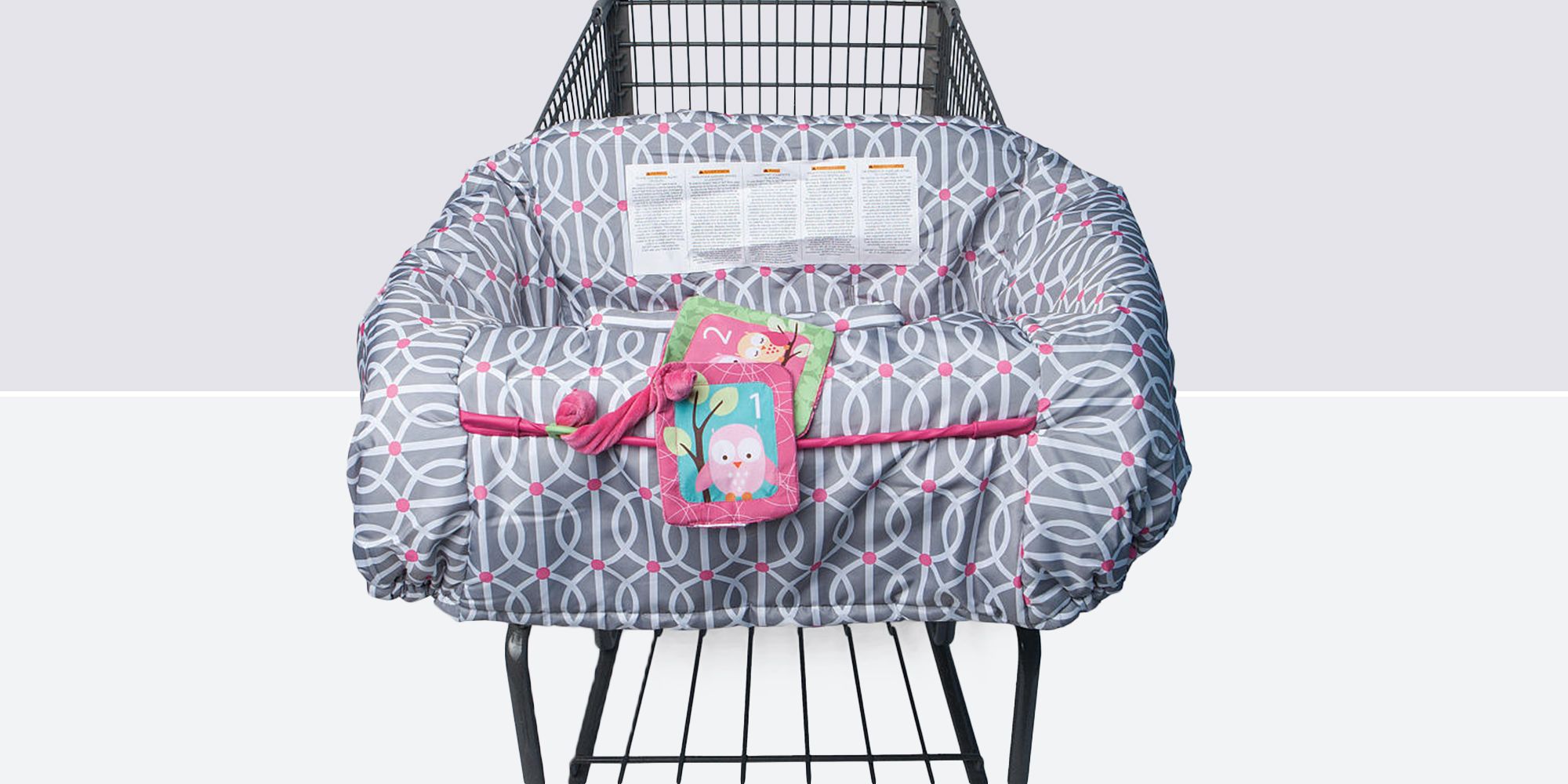 infantino shopping cart cover pink