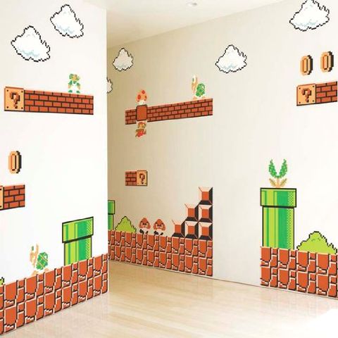 Super Mario Bros. Wall Graphic Decals