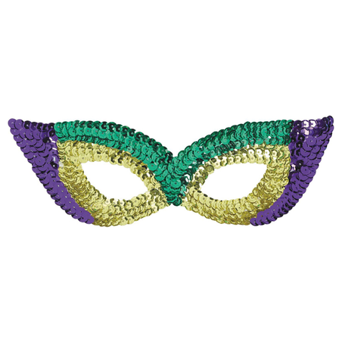 sequin mardi gras masks