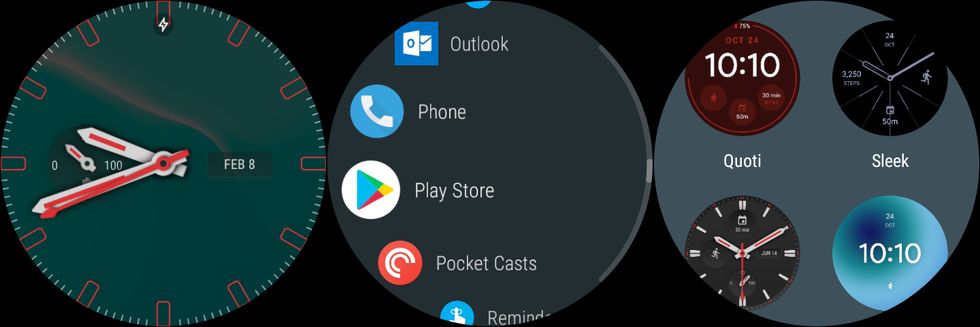 Android Wear Screenshot