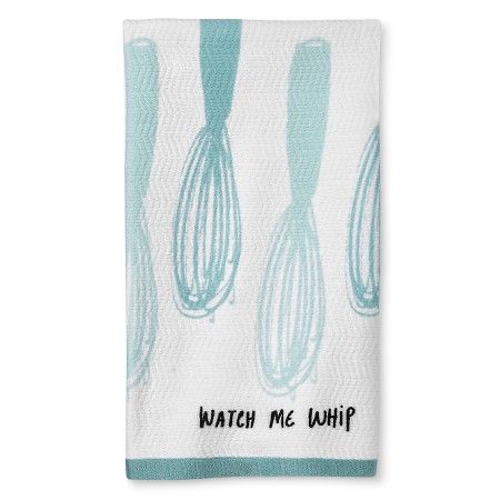 Room Essentials Blue Whip It Kitchen Towel
