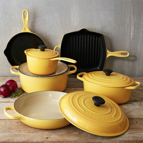 ceramic coated pots and pans set