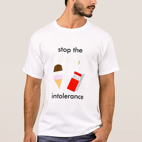 <p><strong data-redactor-tag="strong" data-verified="redactor"><em data-redactor-tag="em" data-verified="redactor">$19</em></strong>&nbsp;<a href="https://www.zazzle.com/stop_the_intolerance_t_shirt-235265388509972911" target="_blank" class="slide-buy--button" data-tracking-id="recirc-text-link">BUY NOW</a></p><p>For those of you&nbsp;you stand firmly against the injustices of lactose intolerance (aka the&nbsp;lack of pizza, ice cream,&nbsp;mac and cheese, and happiness your friends must experience).&nbsp;</p>