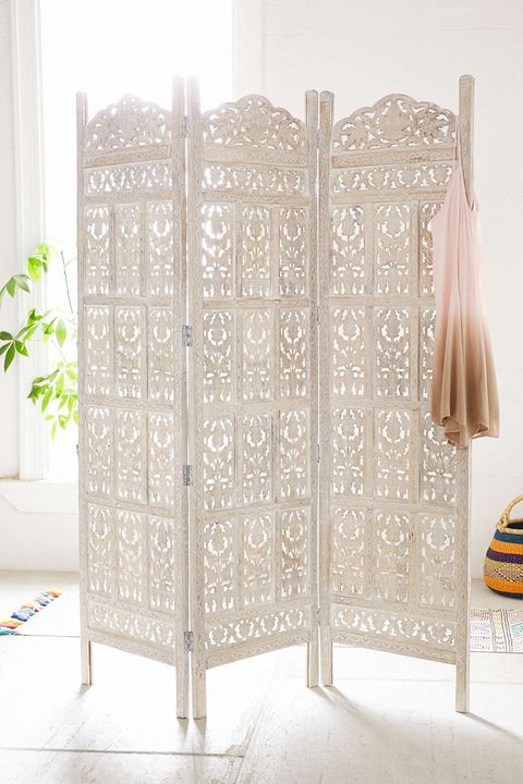 Urban Outfitters Amber Wooden Carved Screen