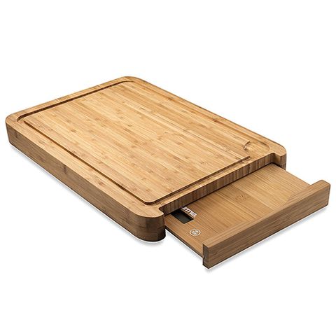 bamboo cutting board scale
