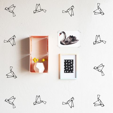 The Lovely Wall Co. Origami Bird Wall Decals