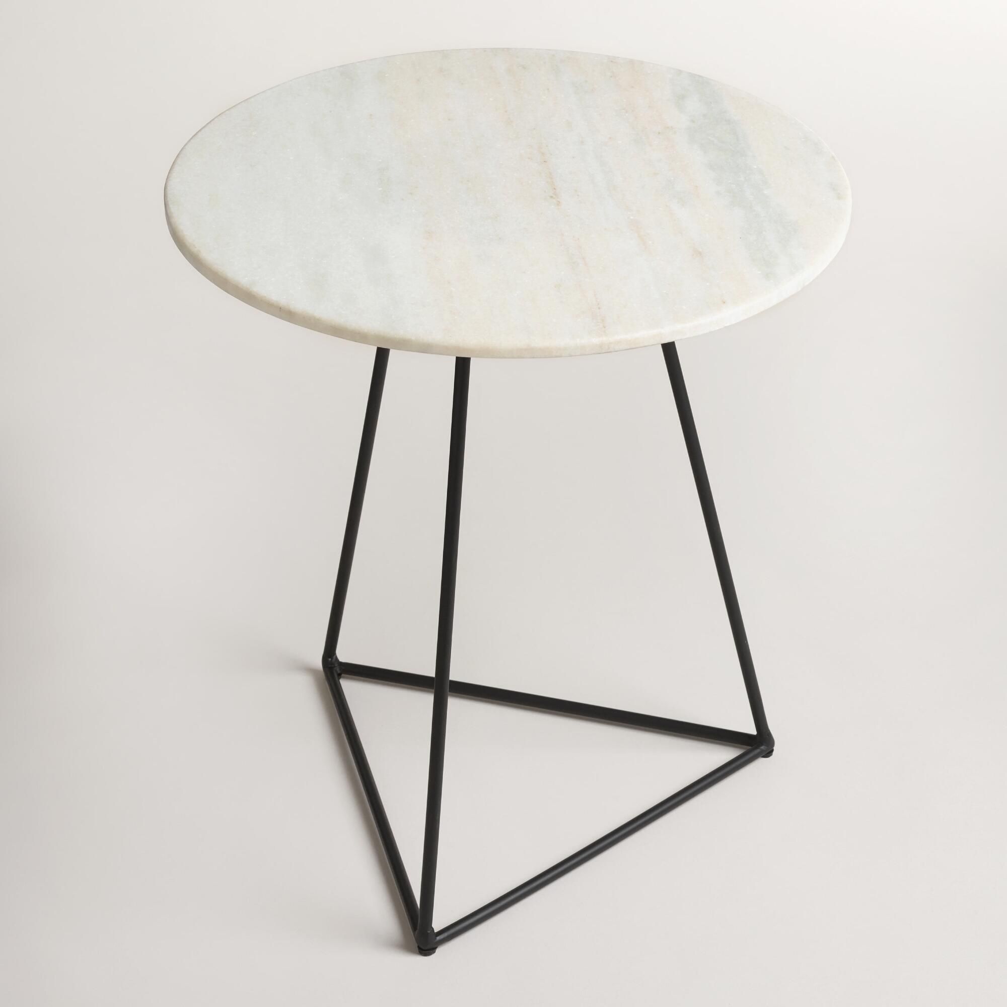 World market deals marble bistro table