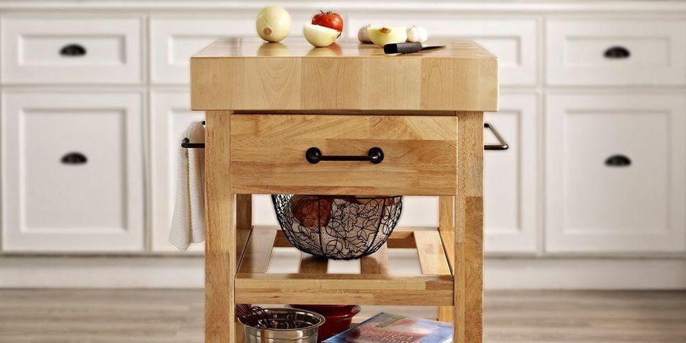 6 Best Butcher Block Kitchen Islands Under 1000 Wood Butcher Block Islands Carts