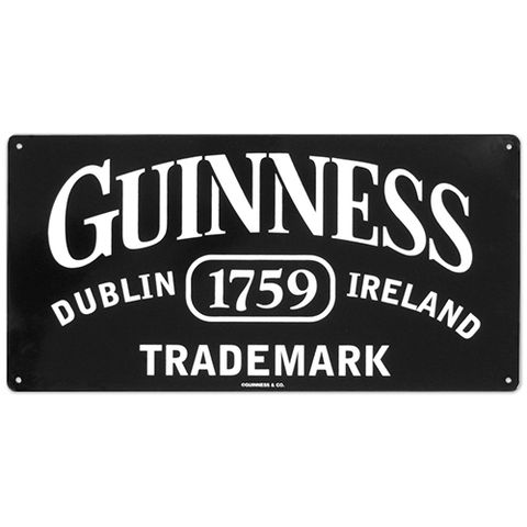 Guinness Trademark Tin Sign