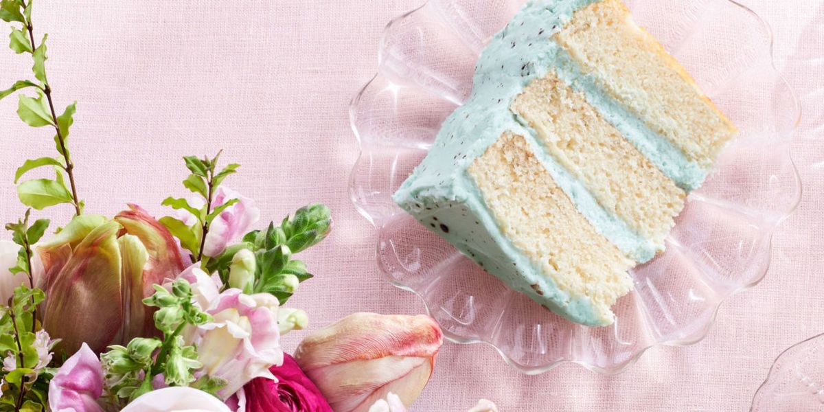 delicious slice of easter cake