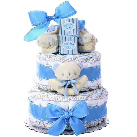 Baby Diaper Cake Blue or Pink